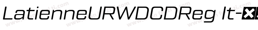 LatienneURWDCDReg It字体转换